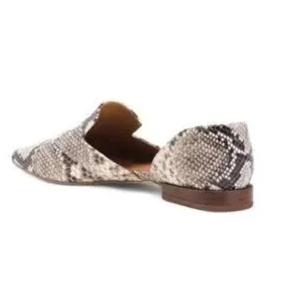 Sarto TOBY pointed toe flat in Roccia Snake Print leather, 8 (fits 8.5/9… - Picture 2 of 6